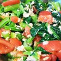 ガリ☆トトロ's cooksnap of when they made 小松菜とトマトとツナ缶のサラダ.