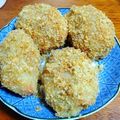 虹透夜's cooksnap of when they made 簡単揚げないコロッケ☆肉じゃがリメイク☆.