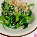 よしよしのキッチン☆'s cooksnap of when they made 電子レンジで簡単•ほうれん草胡麻和え.