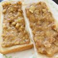 itsuk's cooksnap of when they made おやつに！バナナ胡桃の冷凍トースト☆.