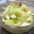 Faiza's cooksnap of when they made 簡単セロリの和風ピクルス.