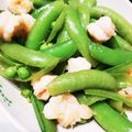 サビエルっ子's cooksnap of when they made えび＆スナップエンドウのバター醤油炒め.