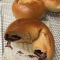 クックX6H49X☆'s cooksnap of when they made あんこ入り　きなこベーグル.