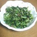とらしま's cooksnap of when they made 大根の葉の炒め物.