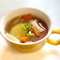 かっちゃん杉's cooksnap of when they made さつま芋・きのこの簡単コンソメスープ♡.