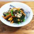 horseland's cooksnap of when they made ほうれん草と人参としめじの塩昆布ナムル.