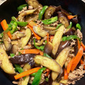 がっつママ's cooksnap of when they made 簡単☆なすと挽肉とピーマンの味噌炒め.