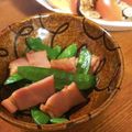 低カロ探検隊's cooksnap of when they made 絹さやとベーコンの炒め物.