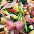 boo♡mam's cooksnap of when they made 新じゃがとほうれん草の豚バラ炒め.