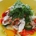 yokoyoko76's cooksnap of when they made ☆豚しゃぶと夏野菜のマリネうどん☆☆☆.