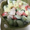 ＊chi〜ko＊'s cooksnap of when they made 【農家のレシピ】チーカマきゅうりサラダ.