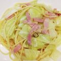 さおりらっくま's cooksnap of when they made キャベツとベーコンのペペロンチーノ.