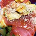 67luna's cooksnap of when they made 簡単美味♪まぐろ☆アボカドのキムチ和え♡.