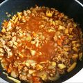 にこにこっこ's cooksnap of when they made たけのこ入りドライカレー★温泉たまご.