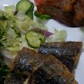 まっちぃなー's cooksnap of when they made 秋刀魚の開きパン粉焼き.