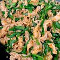 かにゃにゃmama's cooksnap of when they made 合わせ調味料で簡単！豚肉とニラの中華炒め.