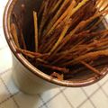 とみぃ11's cooksnap of when they made 簡単おつまみ＊やみつきカリカリパスタ.