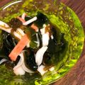 たろべちゃん's cooksnap of when they made お手軽、カニカマきゅ～りのもずく酢☆.