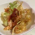 papikun's cooksnap of when they made キムチとキャベツのごま風味サラダ.