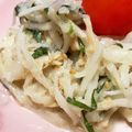 Nya6nya6's cooksnap of when they made 帆立缶の大根サラダ.