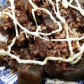 まめひな's cooksnap of when they made ダイエットに！簡単蒟蒻のたこ焼き風.