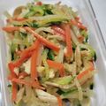 tamago大好き's cooksnap of when they made 大根と鶏ささみの炒めもの.