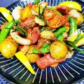 辰夫女子's cooksnap of when they made スナップエンドウとじゃがいもコンソメ炒め.