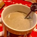 spr's cooksnap of when they made 和カフェ*黒胡麻deきな粉豆乳*.