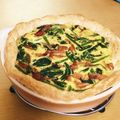 梨〜さん's cooksnap of when they made ＊ほうれん草とベーコンのキッシュ＊.