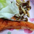 りずまろ's cooksnap of when they made ハンバーグ付け合わせ⑤しめじのバター炒め.