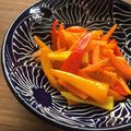 栗丸うさぎ's cooksnap of when they made 初、パプリカマリネ&人参スティックマリネ.