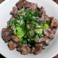 美貴姉's cooksnap of when they made 砂肝の塩ニンニク炒めの柚子胡椒和え.