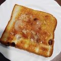 eiyoushi's cooksnap of when they made シナモンロール風のトースト♡.