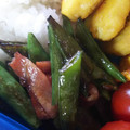 はらさわひでゆき's cooksnap of when they made たくさん取れたら☆さやえんどうの炒め物.