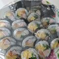 きゅうちゃんひなさん's cooksnap of when they made キンパ　（　韓国海苔巻き　）.