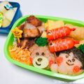 tachutachu's cooksnap of when they made 簡単！可愛い♪キャラ弁☆こどもの日弁当♪.