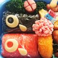 mai78's cooksnap of when they made こどもの日キャラ弁☆鯉のぼりおにぎり.
