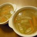 BiwacoJune's cooksnap of when they made 賢く利用！豚肉の茹で汁で速攻簡単スープ.