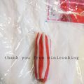 ミニcooking's cooksnap of when they made カニカマで縞々ウインナー.