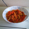 田舎んぼ's cooksnap of when they made うるいのキムチ炒め.