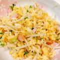 鳥が好き。's cooksnap of when they made シャキシャキ　もやし炒飯.