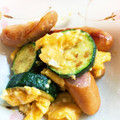 虎徹のママ's cooksnap of when they made ☆ズッキーニとソーセージのカレー卵炒め.