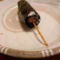 こむぎこはるばる's cooksnap of when they made 冷凍焼鳥＋マヨ＋紫蘇　のり巻き　簡単.