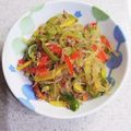 ダンディねこ's cooksnap of when they made 緑豆春雨炒め♪簡単パプリカと.