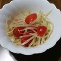 ramieru's cooksnap of when they made トマトともやしの前菜.