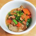 yasuoba's cooksnap of when they made 豚肉とごぼうとこんにゃくの味噌煮込み.