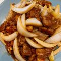 きむむ☆'s cooksnap of when they made 豚こま肉と新玉の甘辛ペッパー炒め*+.