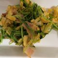 H♡S's cooksnap of when they made 簡単！シンプル！豆苗と卵のベーコン炒め.