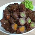 さとりざ's cooksnap of when they made アスパラ牛肉巻き♪照り焼きしょうが風味！.
