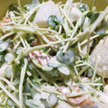 ☆RAMUママ☆'s cooksnap of when they made ちくわとカイワレ菜のマヨわさび和え.